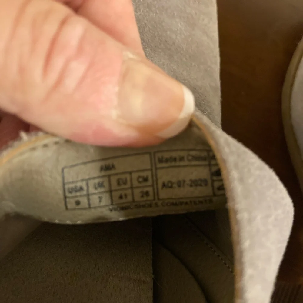 Vionic Dusty Grey Suede Ankle Booties - Picture 7 of 7